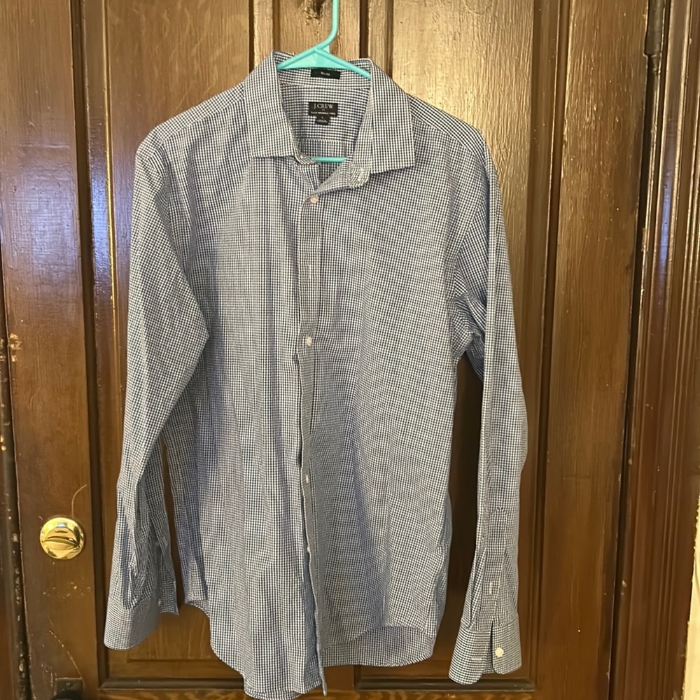 J. Crew Dress Button Down- Slim Fit, size L